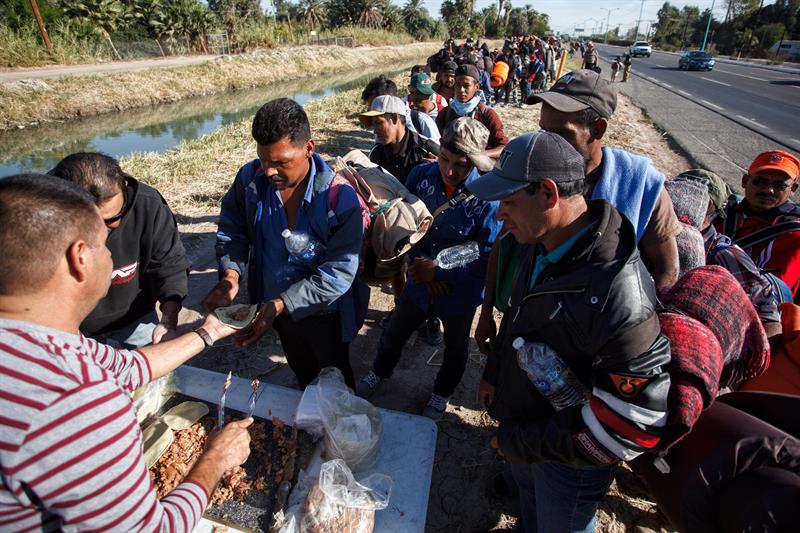 Nueva caravana migrante avanza por el sur de M xico desafiando